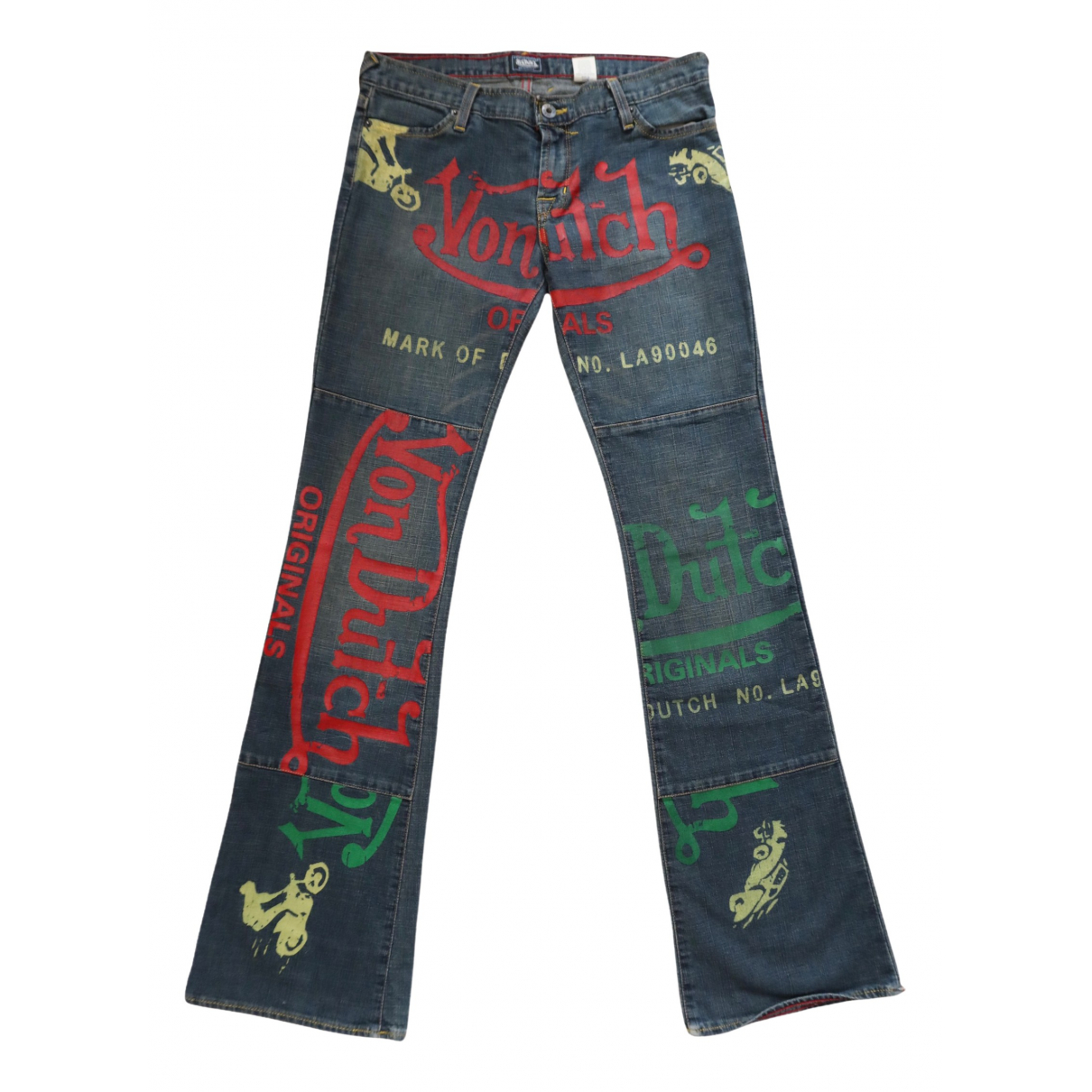 Boyfriend jeans VON DUTCH Grey size 38 